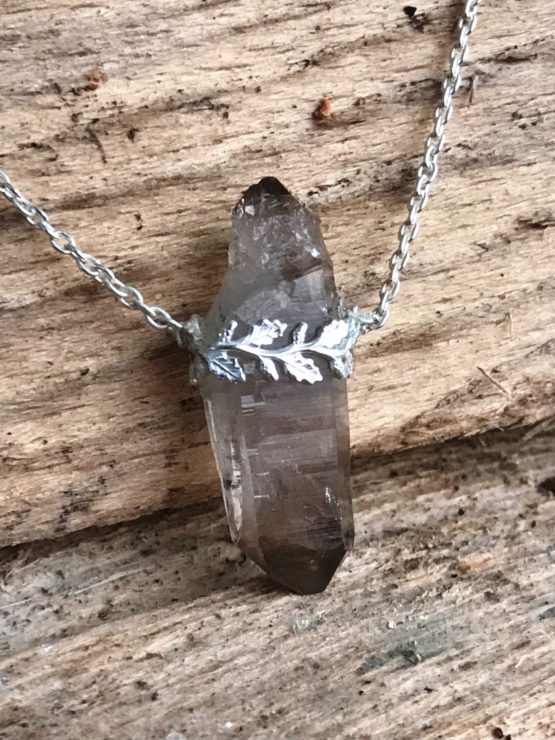 Chamonix Crystal in Laurel Leaves
