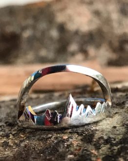 Aiguille du Midi Arc Mountain Ring