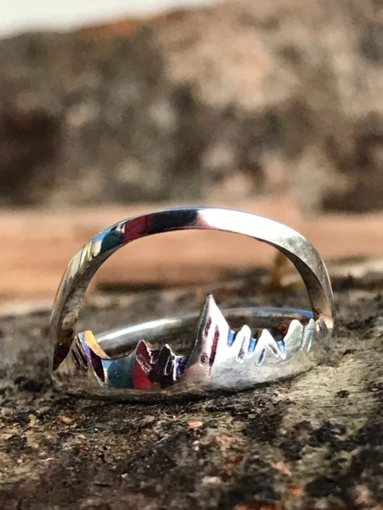 Aiguille du Midi Arc Mountain Ring