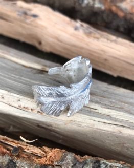 Floating Feather Ring