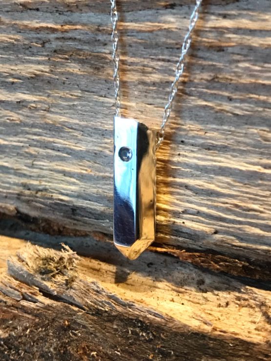 Sand-Cast Chamonix Crystal Necklace | Single Form