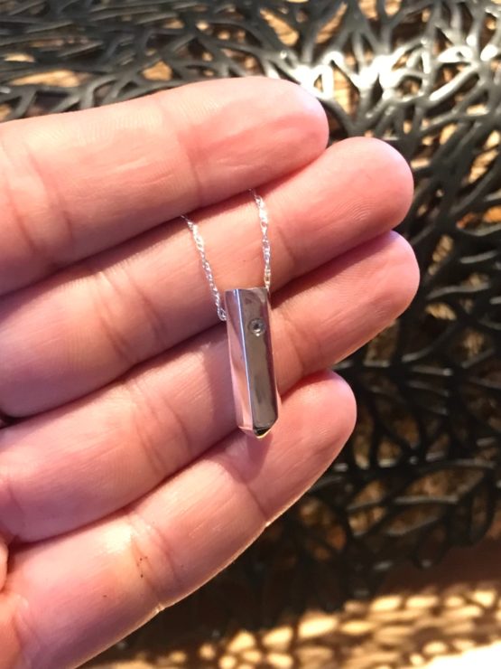 Sand-Cast Chamonix Crystal Necklace | Single Form - Image 3