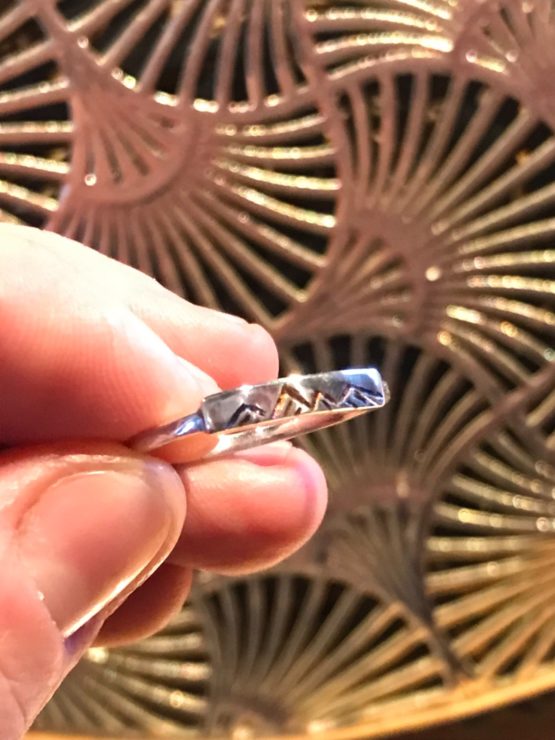 Etched Mountain Ring - Image 2
