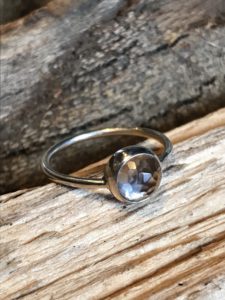 Faceted Chamonix Crystal Ring