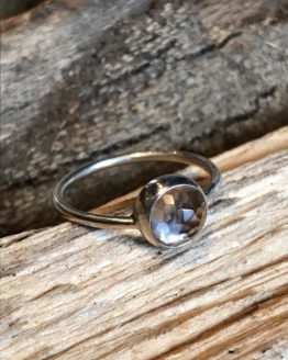 Faceted Chamonix Crystal Ring