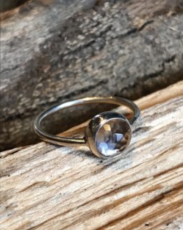 Faceted Chamonix Crystal Ring