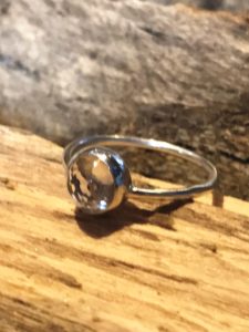 Faceted Chamonix Crystal Ring