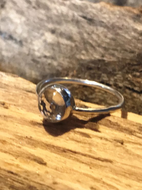 Faceted Chamonix Crystal Ring