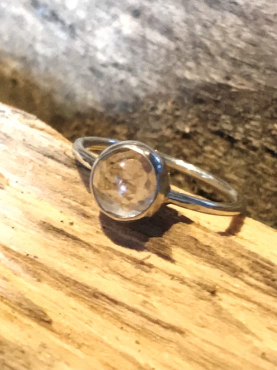 Faceted Chamonix Crystal Ring