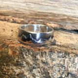 Aiguille du Midi Silhouette Mountain Ring